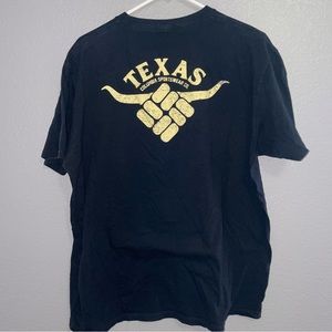 Mens Texas Columbia black tee